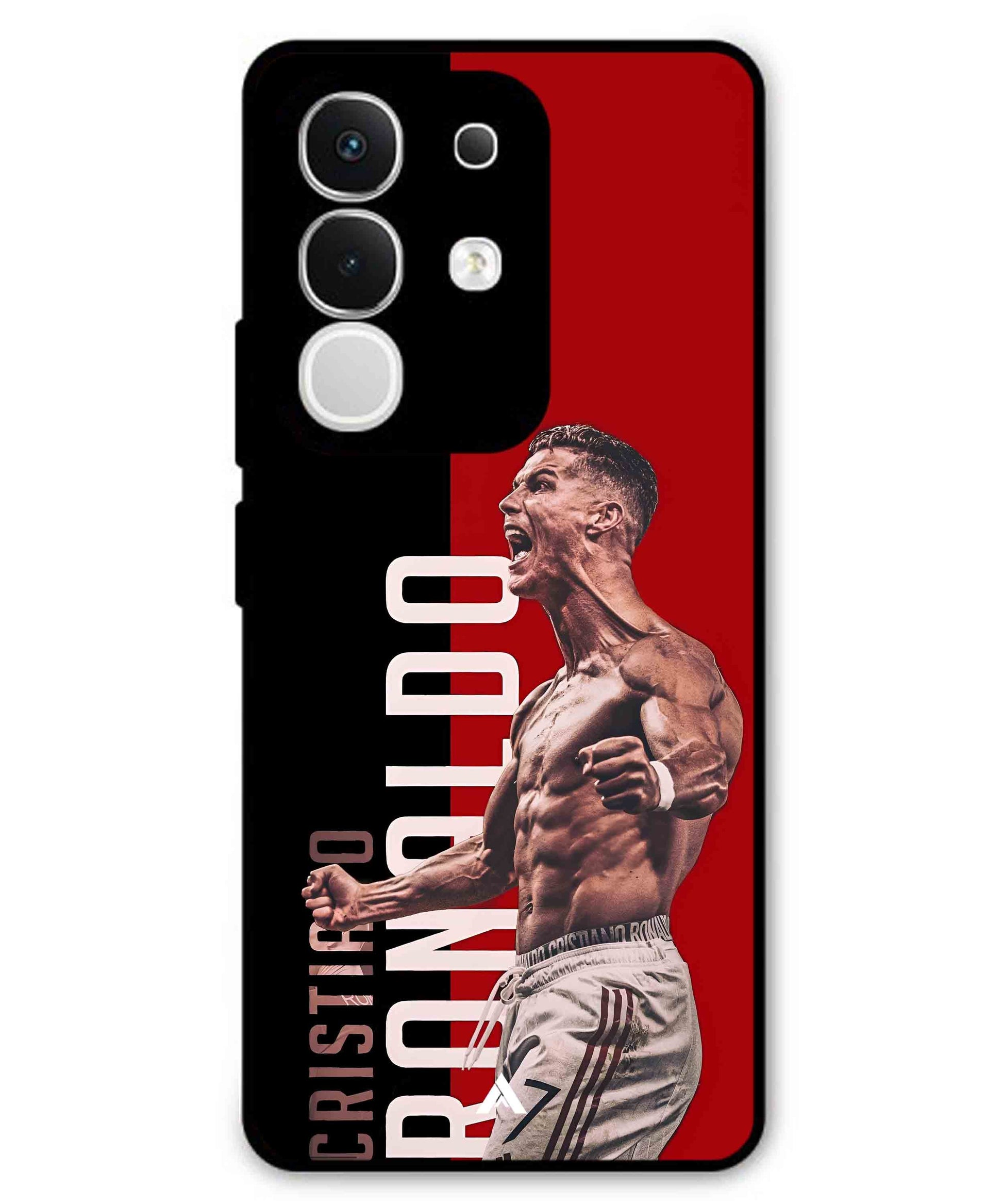 Ronaldo 01 Football Aesthetic Metal Back Cover Phone Case for iQOO Z10x
