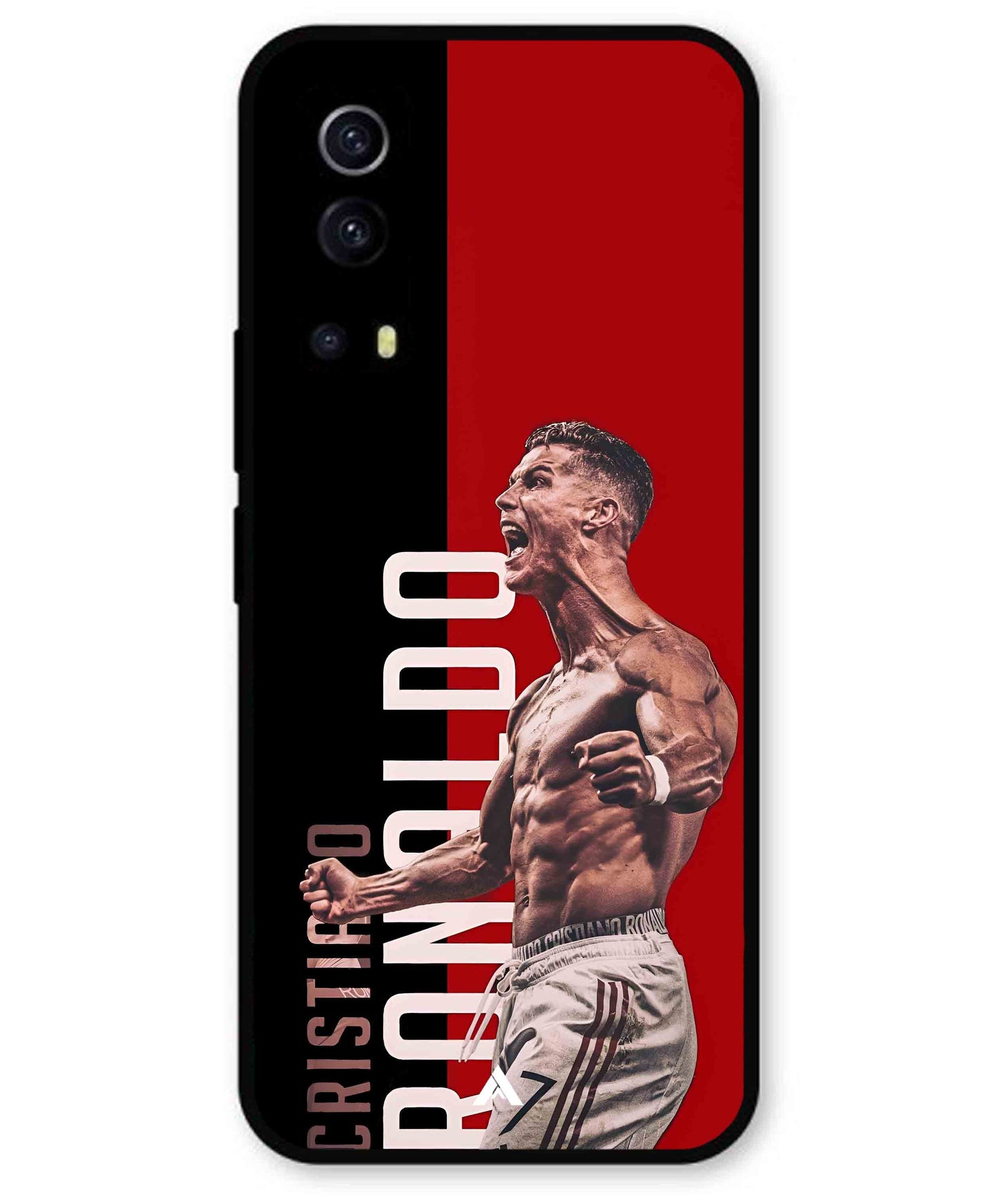 Ronaldo 01 Football Aesthetic Metal Back Cover Phone Case for iQOO Z3
