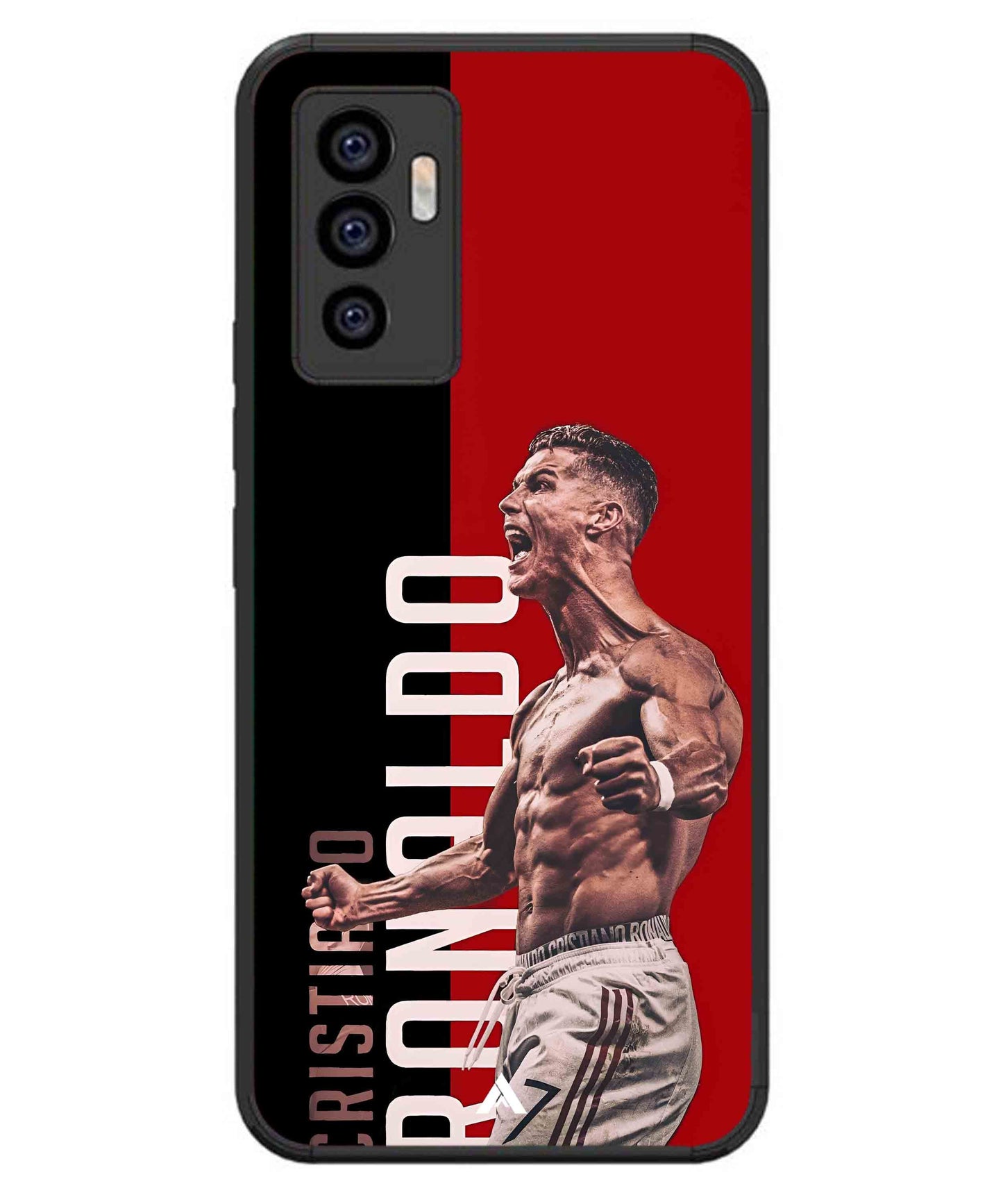 Ronaldo 01 Football Aesthetic Metal Back Cover Phone Case for iQOO Z6