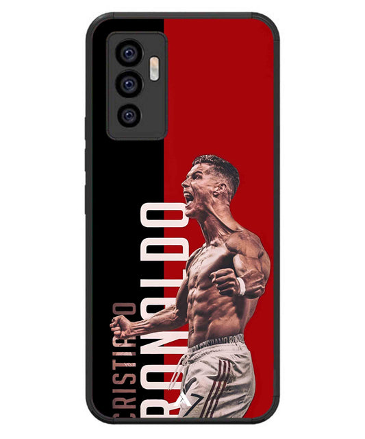 Ronaldo 01 Football Aesthetic Metal Back Cover Phone Case for iQOO Z6