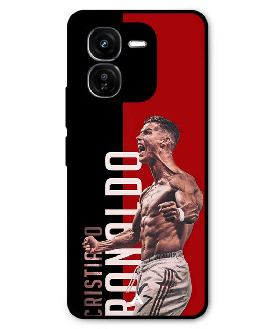 Ronaldo 01 Football Aesthetic Metal Back Cover Phone Case for iQOO Z9x