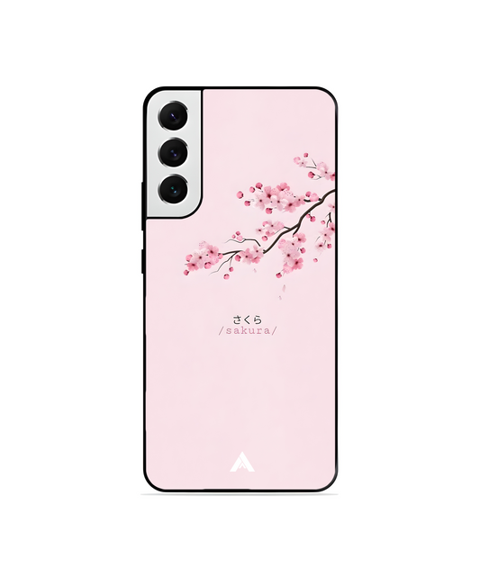 Pink Cherry Blossoms Metal Back Cover & Phone Cases