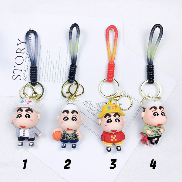 Cute Shin Chan 3D Keychains - Ascension Store