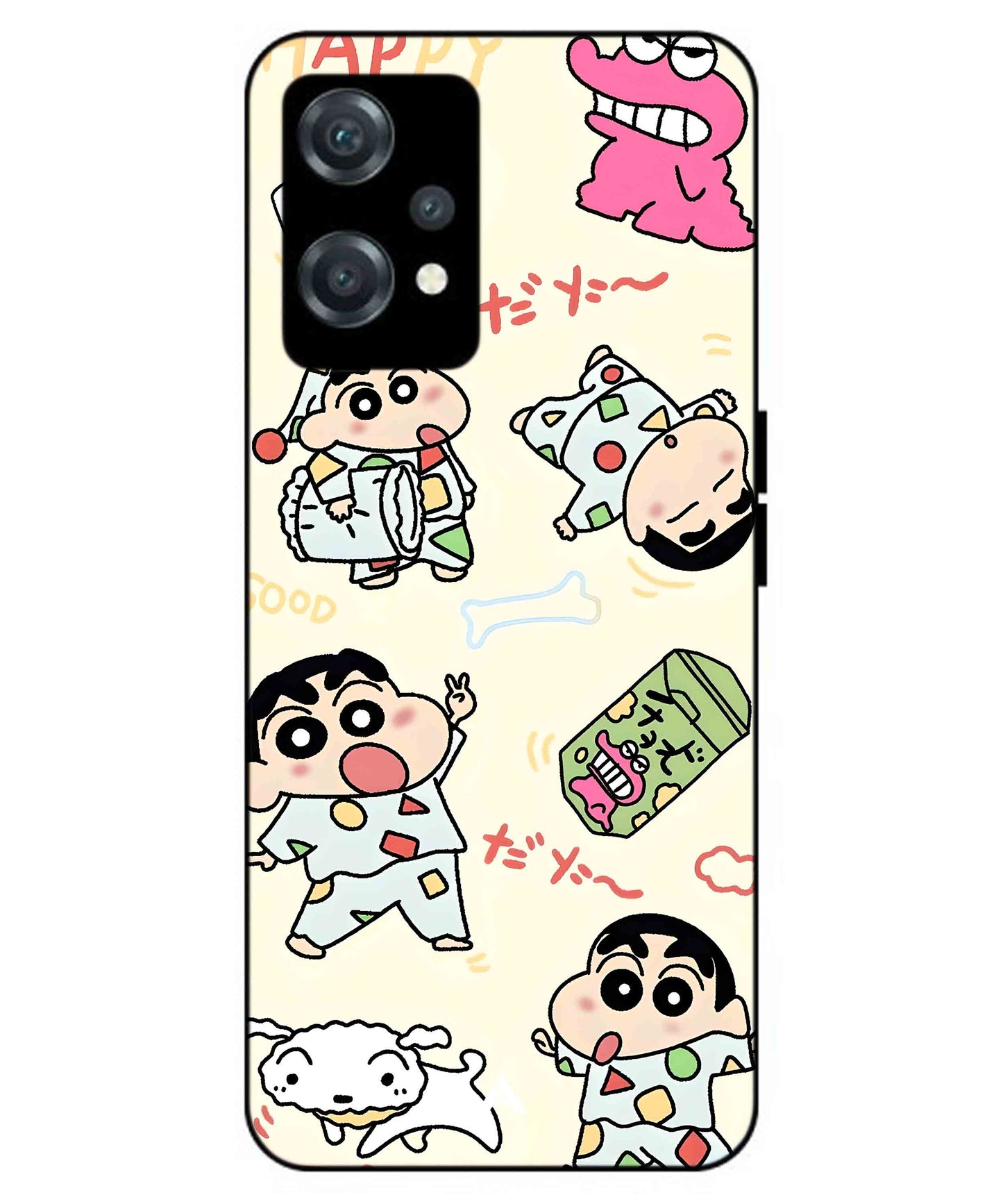 Shinchan Collage Metal Back Cover Phone Case for Oneplus Nord CE 2 Lite