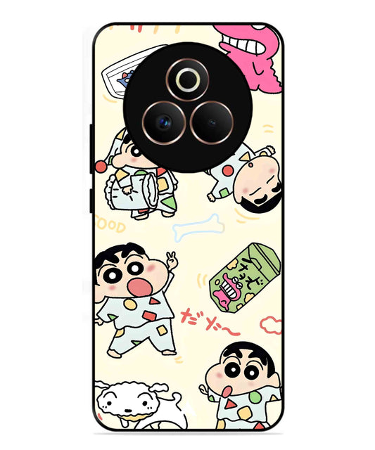 Shinchan Collage Metal Back Cover Phone Case for Realme P3 Pro