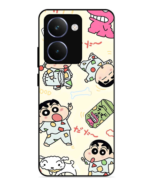 Shinchan Collage Metal Back Cover Phone Case for Realme P3 Ultra