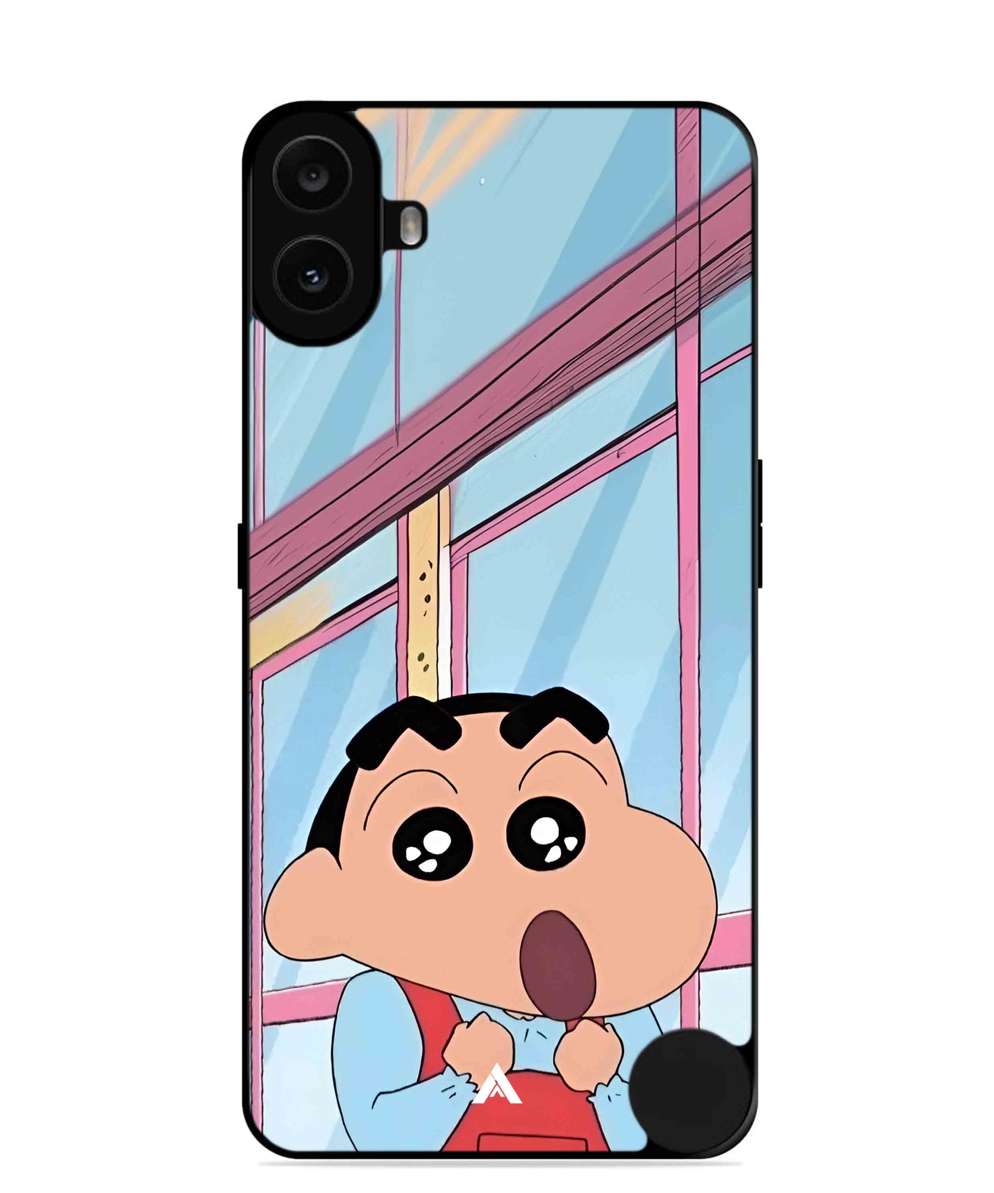 Shinchan Oouo Metal Back Cover Phone Case for Nothing CMF Phone 1