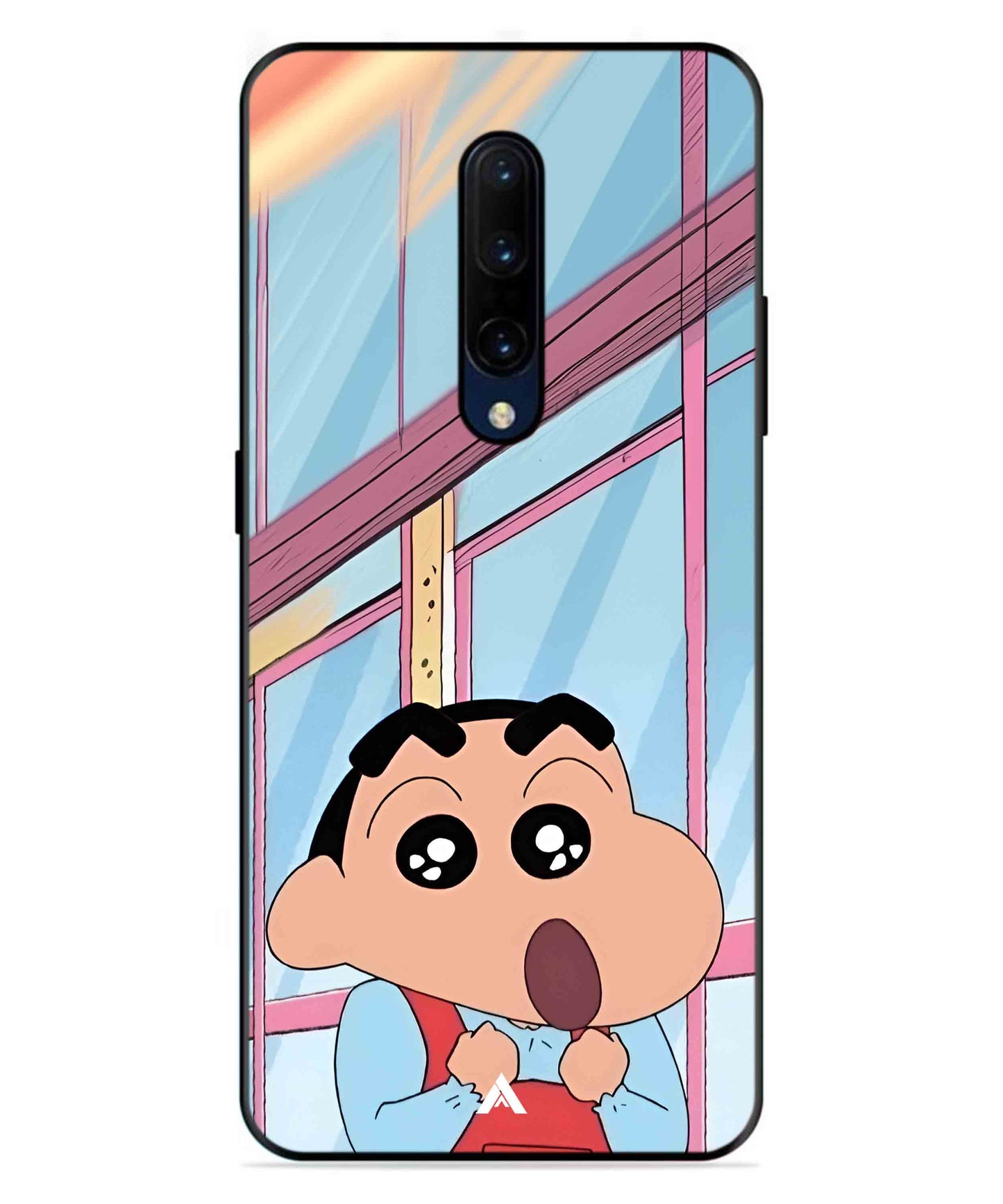 Shinchan Oouo Metal Back Cover Phone Case for Oneplus 7 Pro
