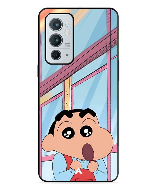Shinchan Oouo Metal Back Cover Phone Case for Oneplus 9RT