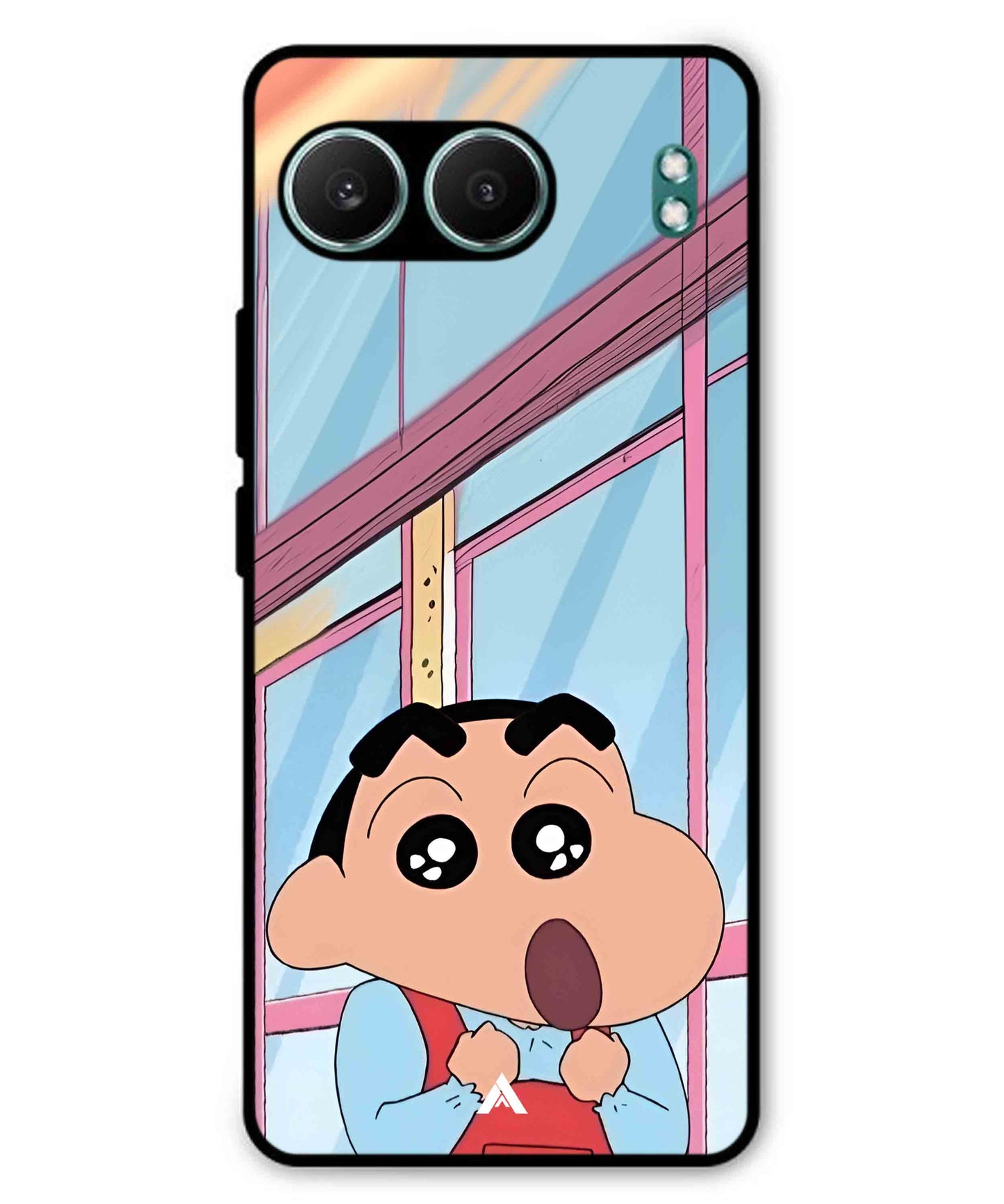Shinchan Oouo Metal Back Cover Phone Case for Oneplus Nord 4