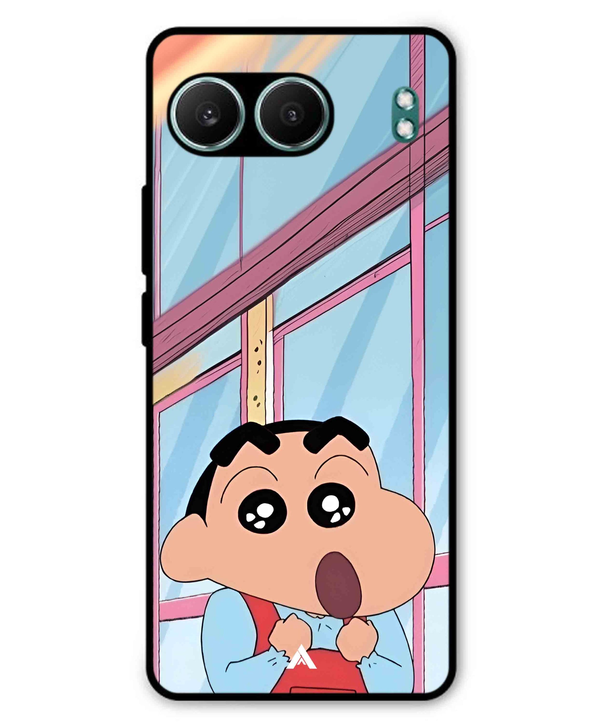 Shinchan Oouo Metal Back Cover Phone Case for Oneplus Nord 4