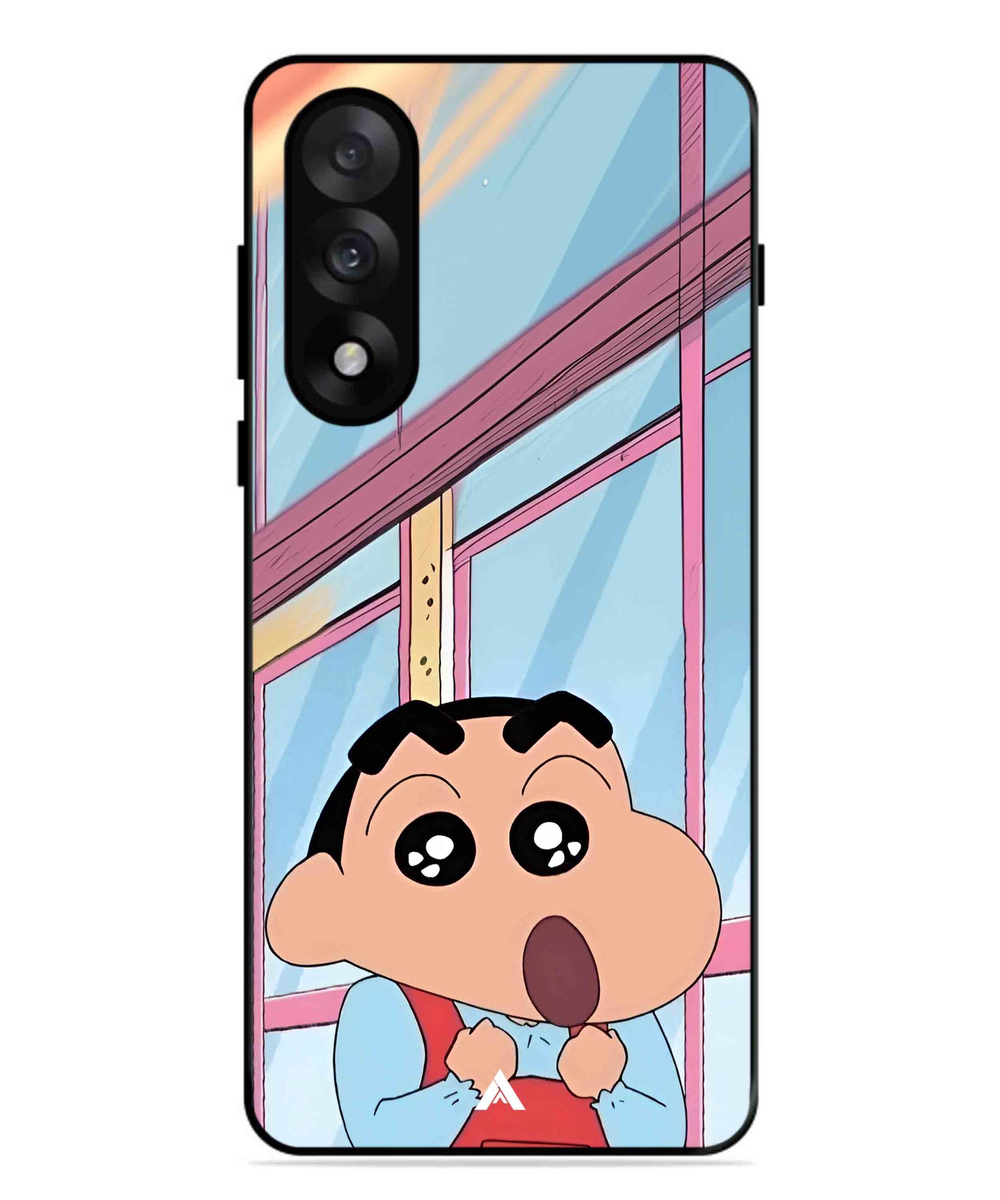 Shinchan Oouo Metal Back Cover Phone Case for Oneplus Nord 5