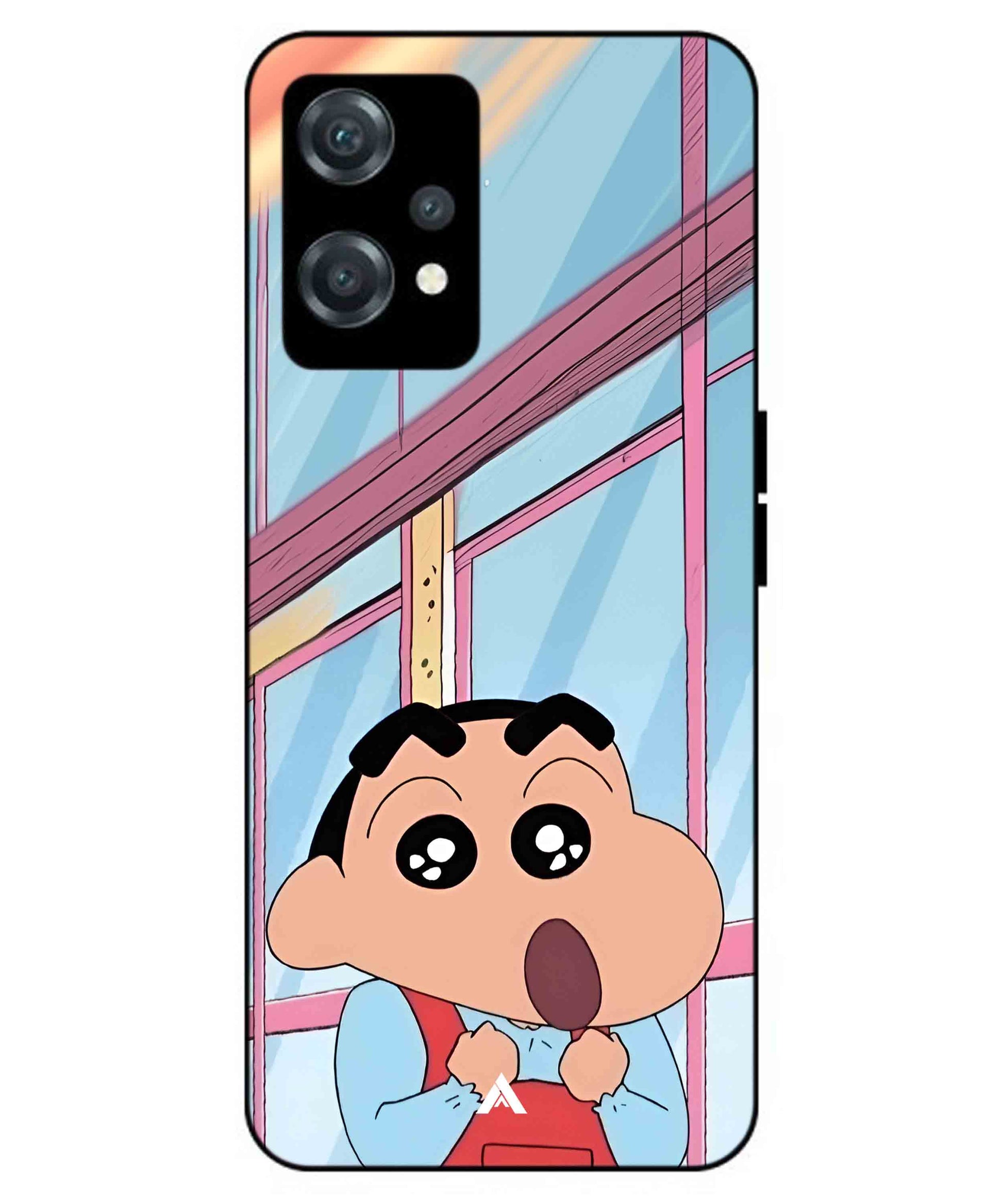 Shinchan Oouo Metal Back Cover Phone Case for Oneplus Nord CE 2 Lite
