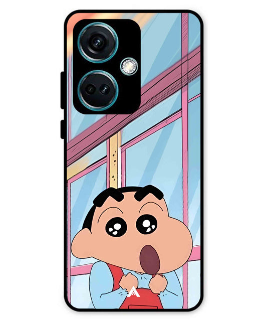 Shinchan Oouo Metal Back Cover Phone Case for Oneplus Nord CE 3