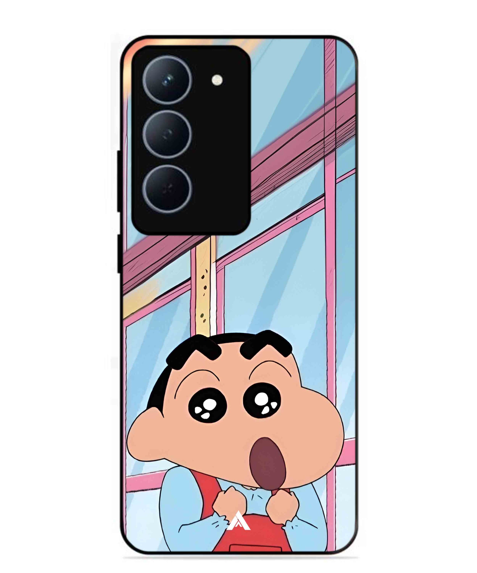 Shinchan Oouo Metal Back Cover Phone Case for Realme 14X