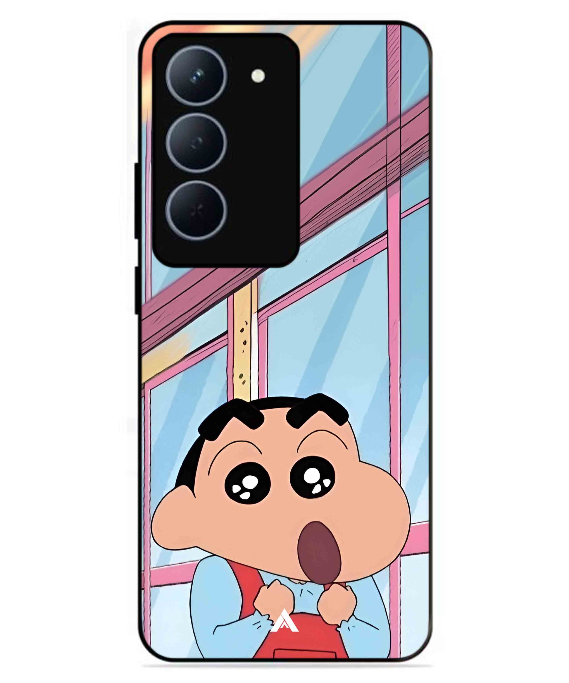 Shinchan Oouo Metal Back Cover Phone Case for Realme P3X