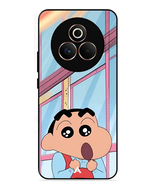 Shinchan Oouo Metal Back Cover Phone Case for Realme P3 Pro