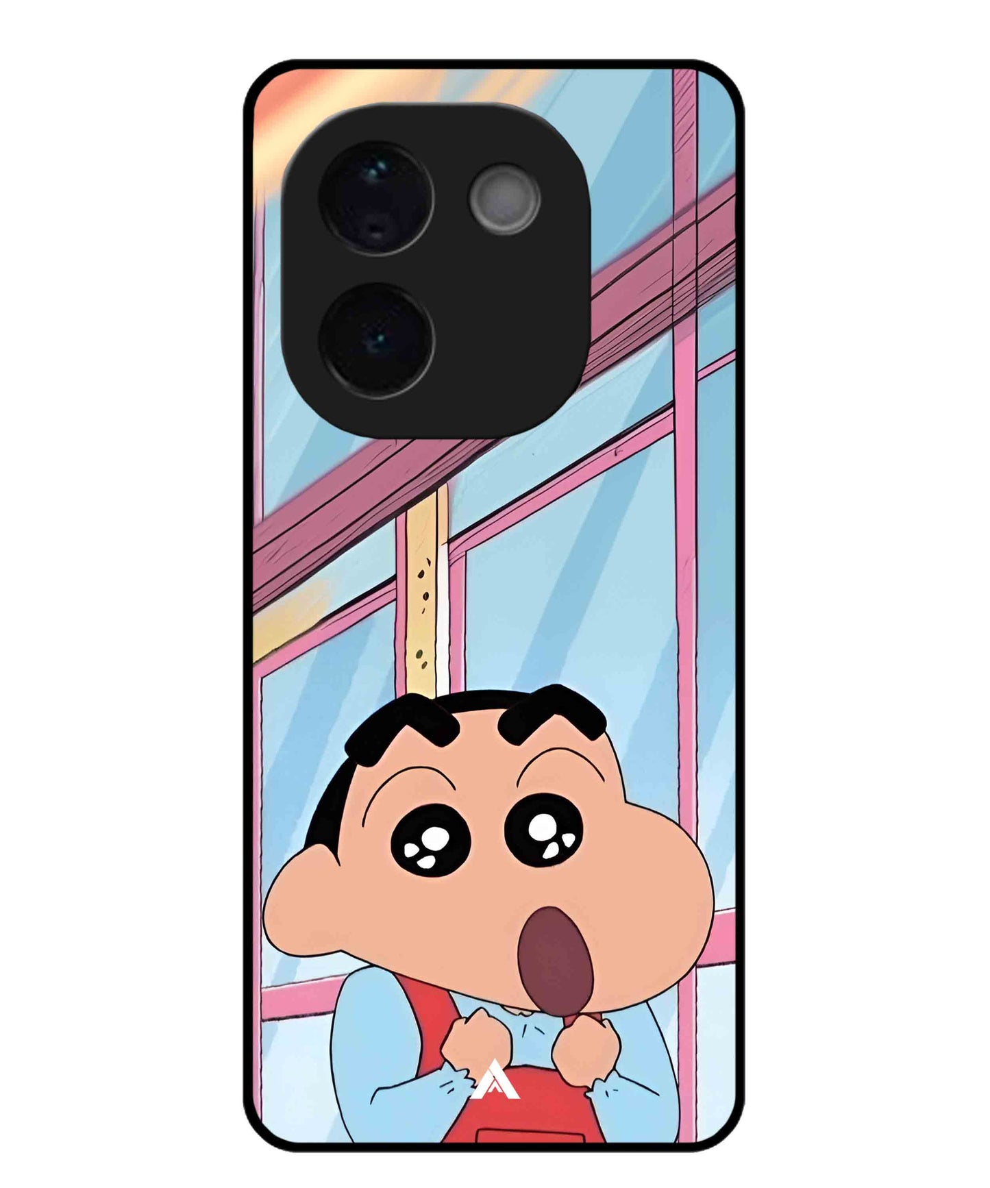 Shinchan Oouo Metal Back Cover Phone Case for Vivo T3 Pro