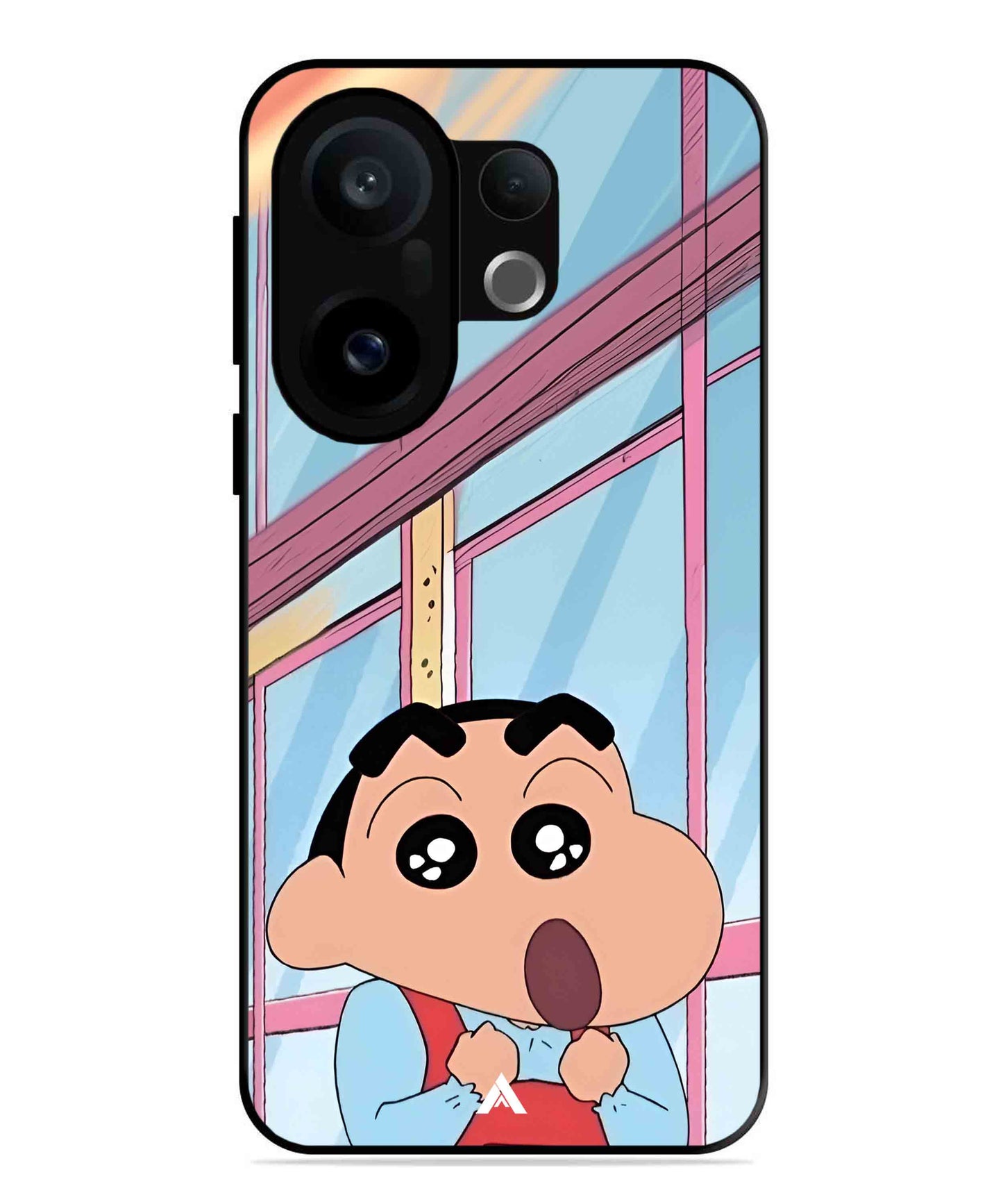 Shinchan Oouo Metal Back Cover Phone Case for Vivo X200 FE