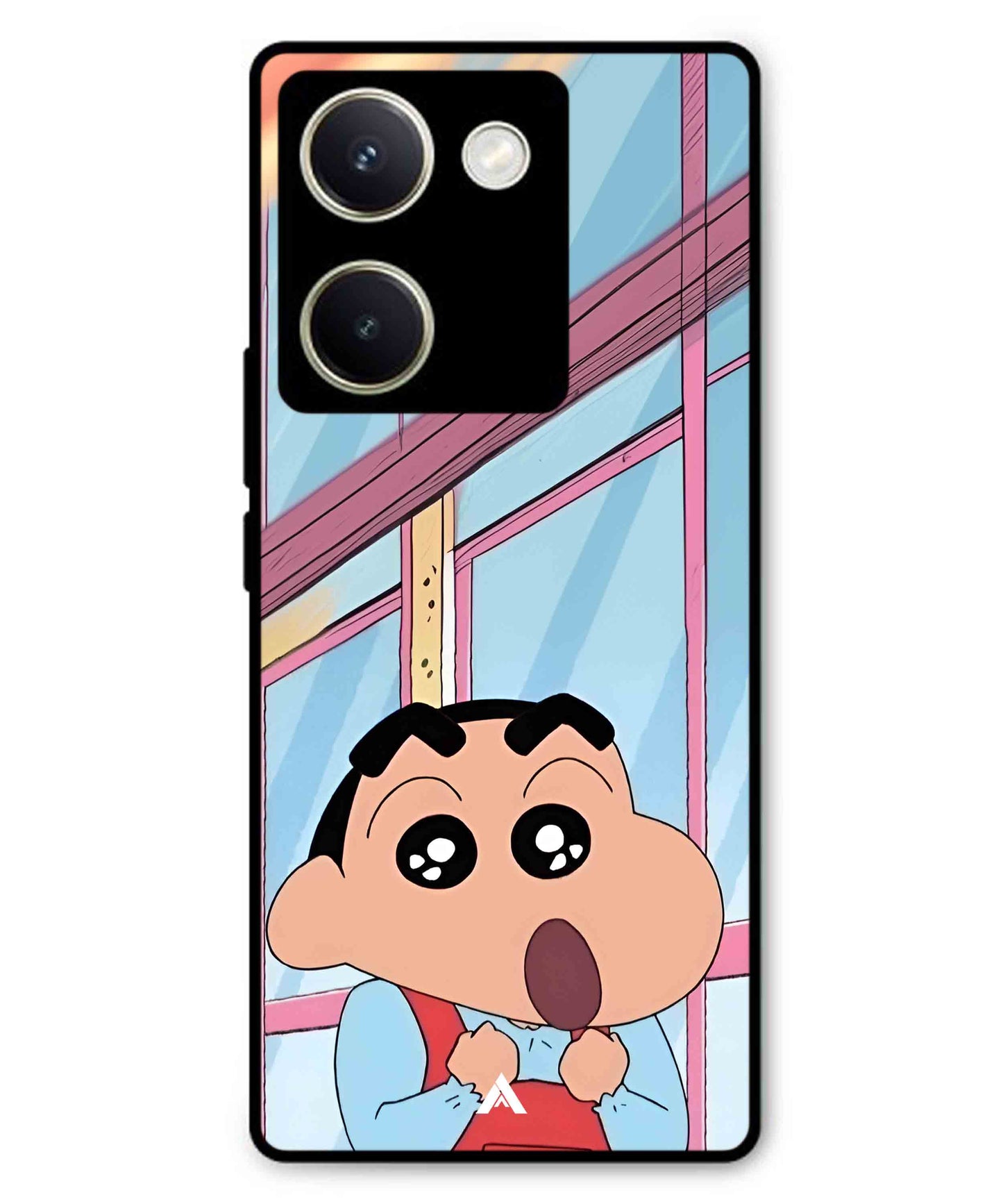 Shinchan Oouo Metal Back Cover Phone Case for Vivo Y300 Plus