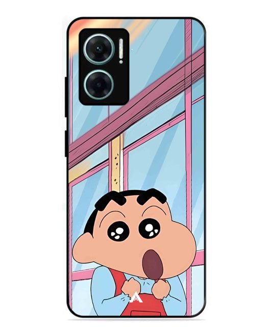 Shinchan Oouo Metal Back Cover Phone Case for Xiaomi Redmi 11 Prime 5G