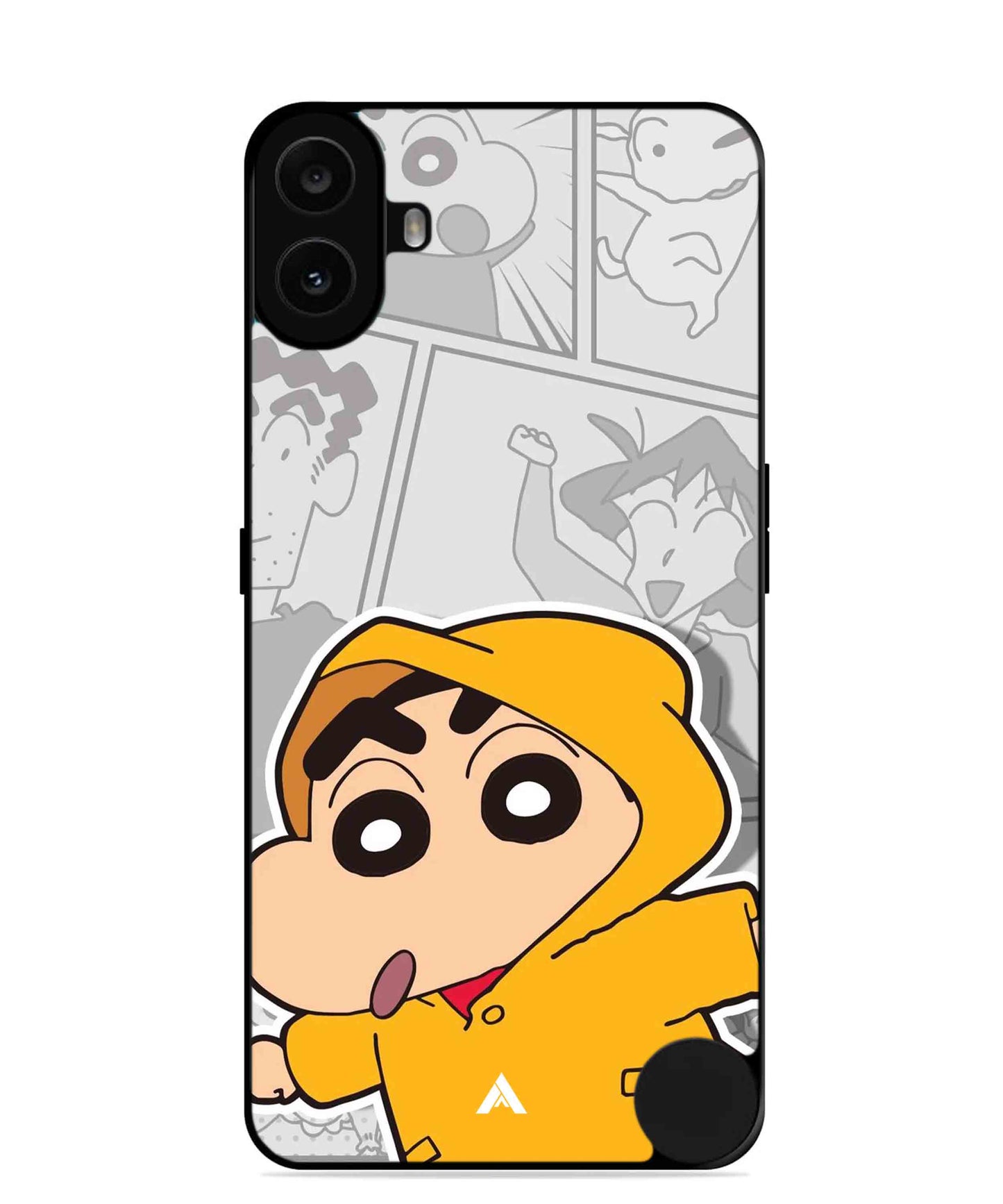 Shinchan Raincoat Metal Back Cover Phone Case for Nothing CMF Phone 1