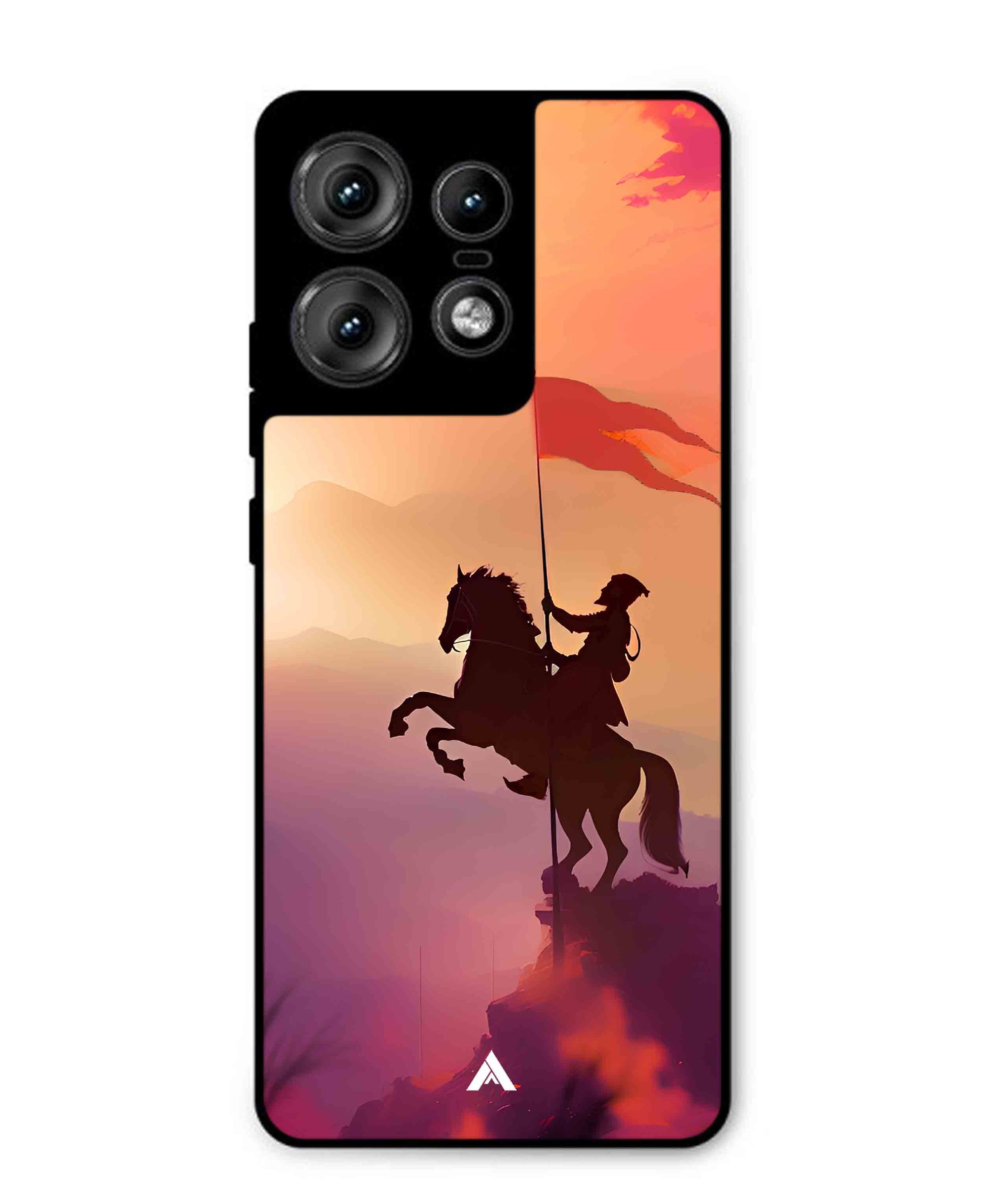 Shivaji Maharaj Metal Back Cover Phone Case for Moto Edge 50 Pro