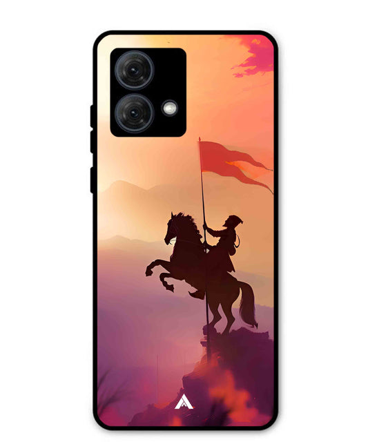 Shivaji Maharaj Metal Back Cover Phone Case for Moto G84