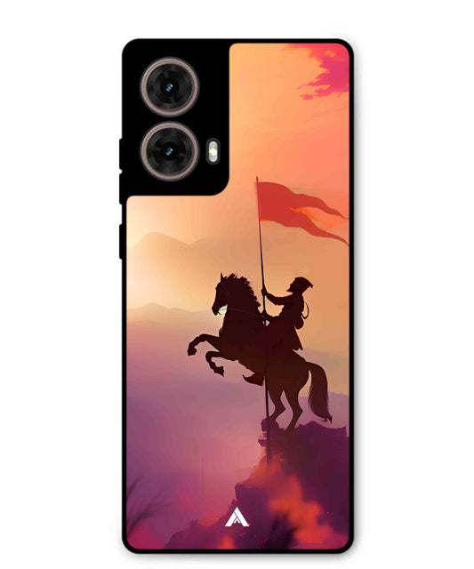 Shivaji Maharaj Metal Back Cover Phone Case for Moto G85