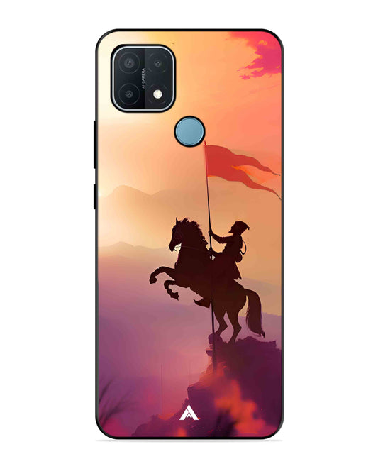 Shivaji Maharaj Metal Back Cover Phone Case for OPPO A15