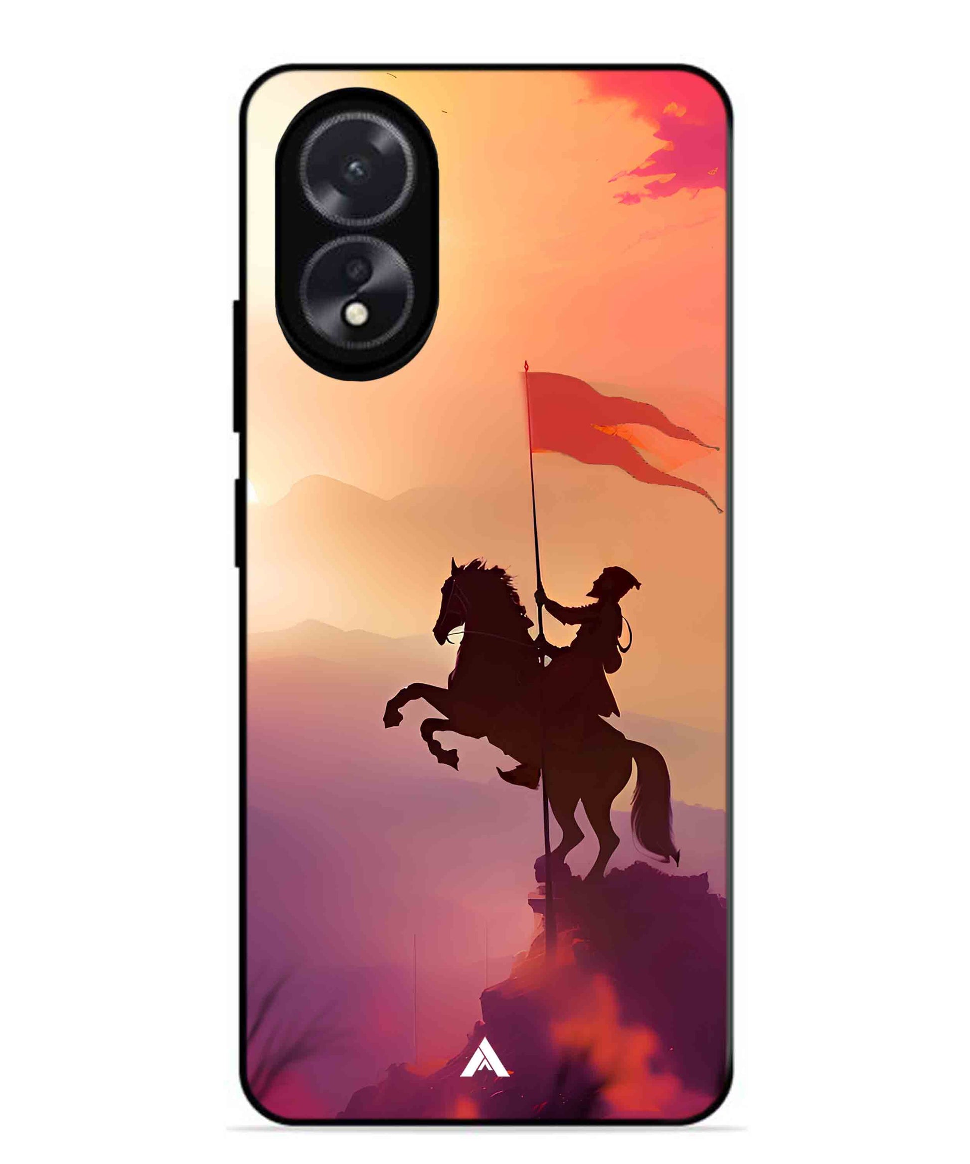 Shivaji Maharaj Metal Back Cover Phone Case for Oppo A38