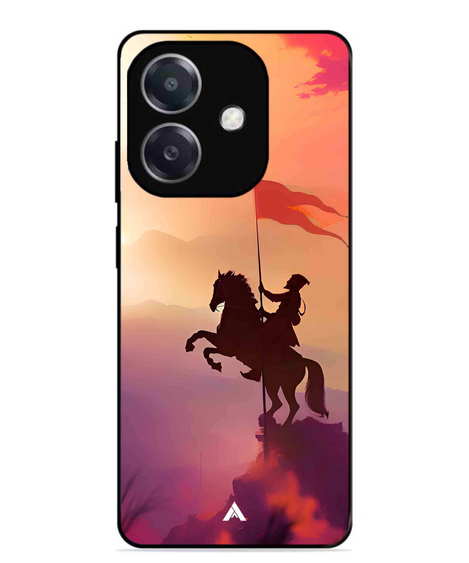 Shivaji Maharaj Metal Back Cover Phone Case for Oppo A3X