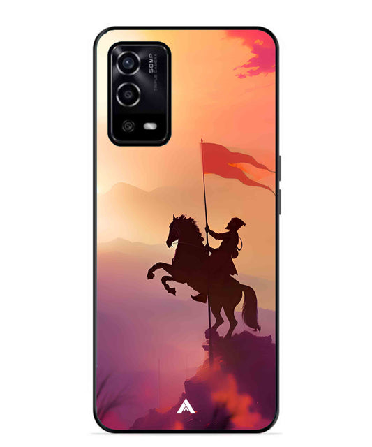 Shivaji Maharaj Metal Back Cover Phone Case for Oppo A53s