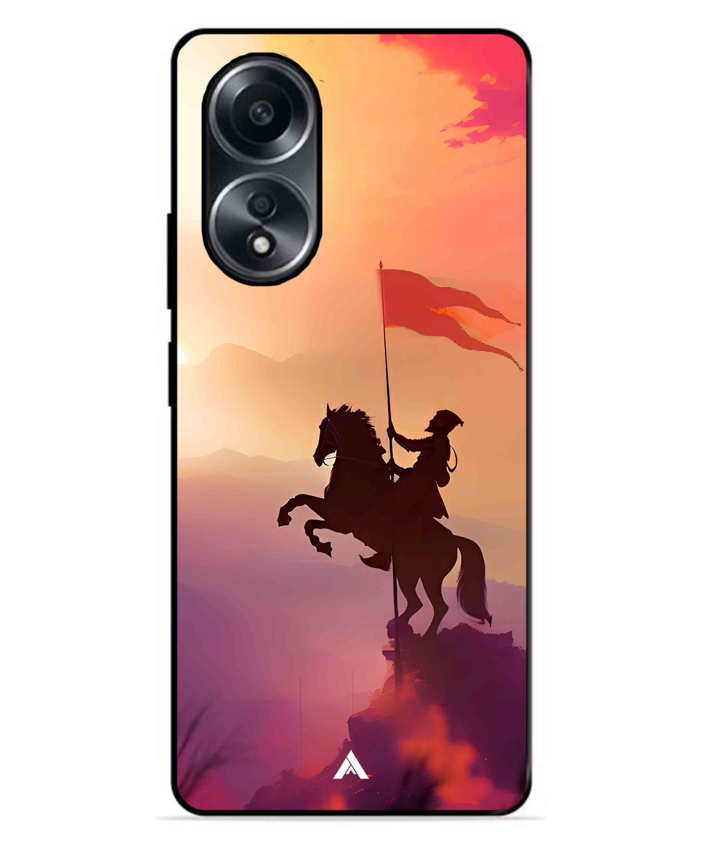 Shivaji Maharaj Metal Back Cover Phone Case for Oppo A78