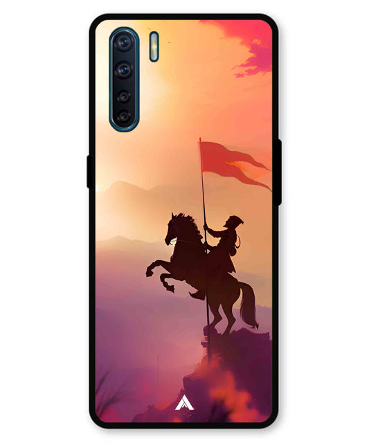 Shivaji Maharaj Metal Back Cover Phone Case for Oppo A91