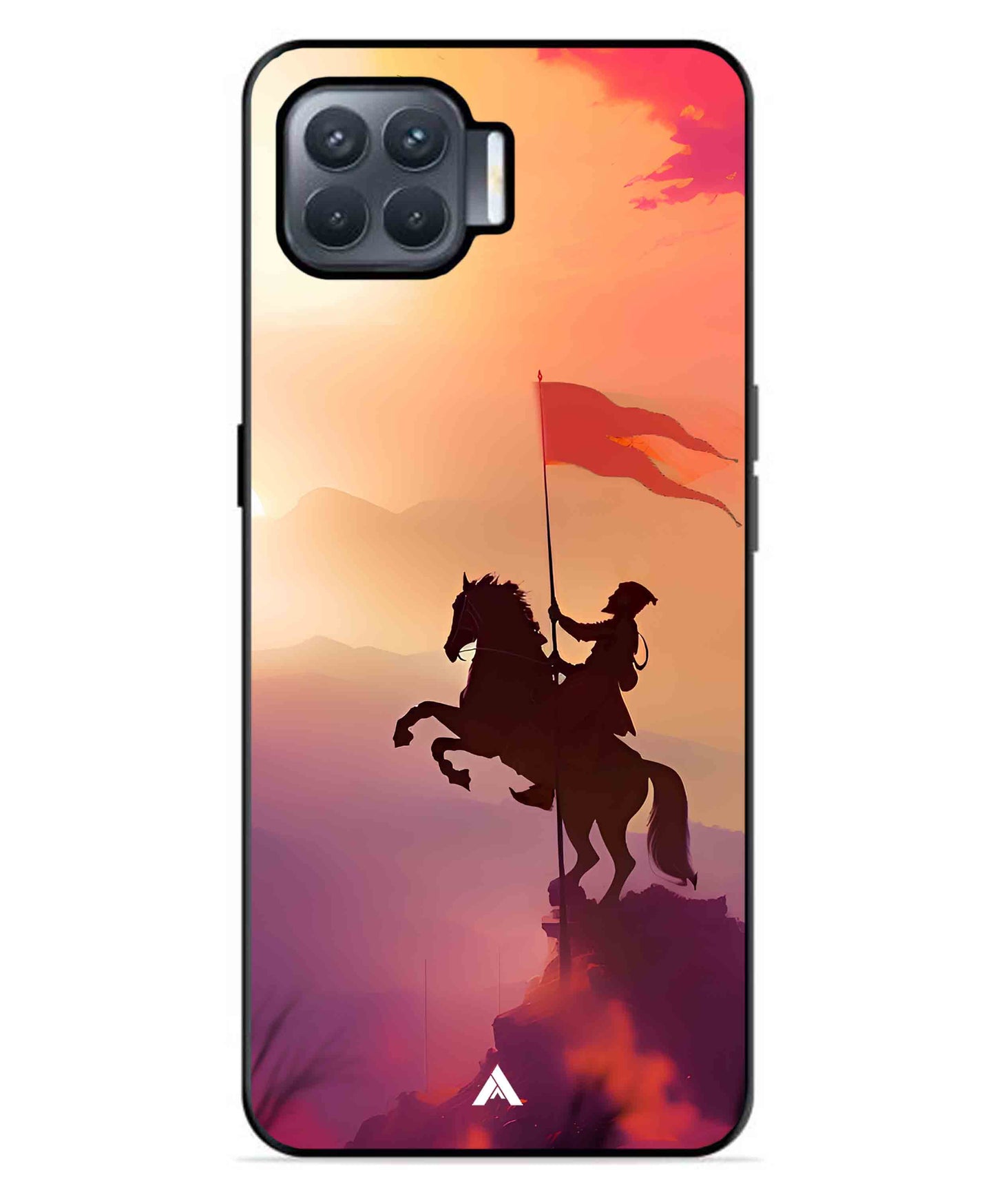 Shivaji Maharaj Metal Back Cover Phone Case for Oppo F17 Pro