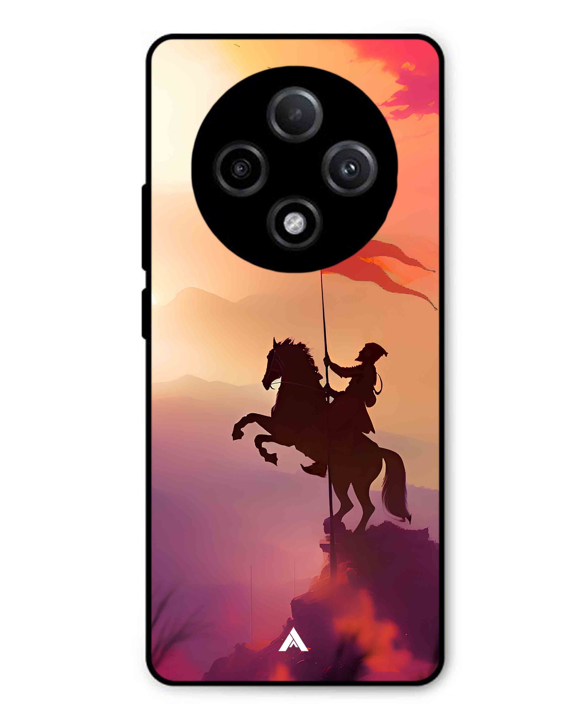 Shivaji Maharaj Metal Back Cover Phone Case for Oppo F27 Pro Plus