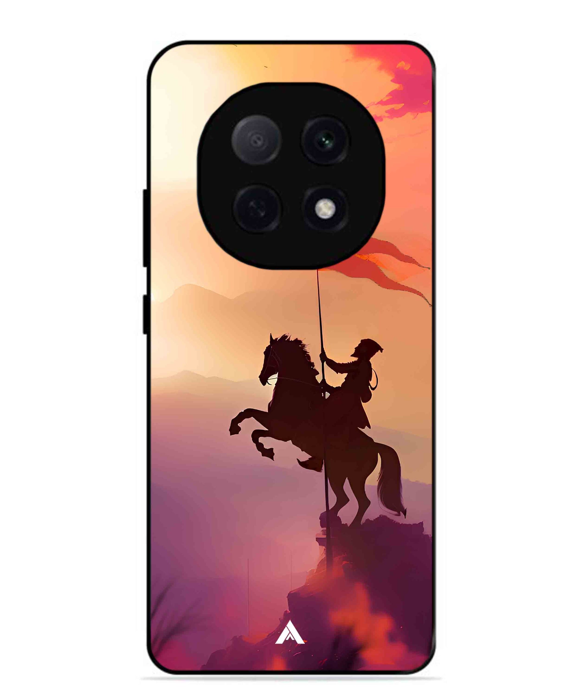 Shivaji Maharaj Metal Back Cover Phone Case for Oppo F29 Pro