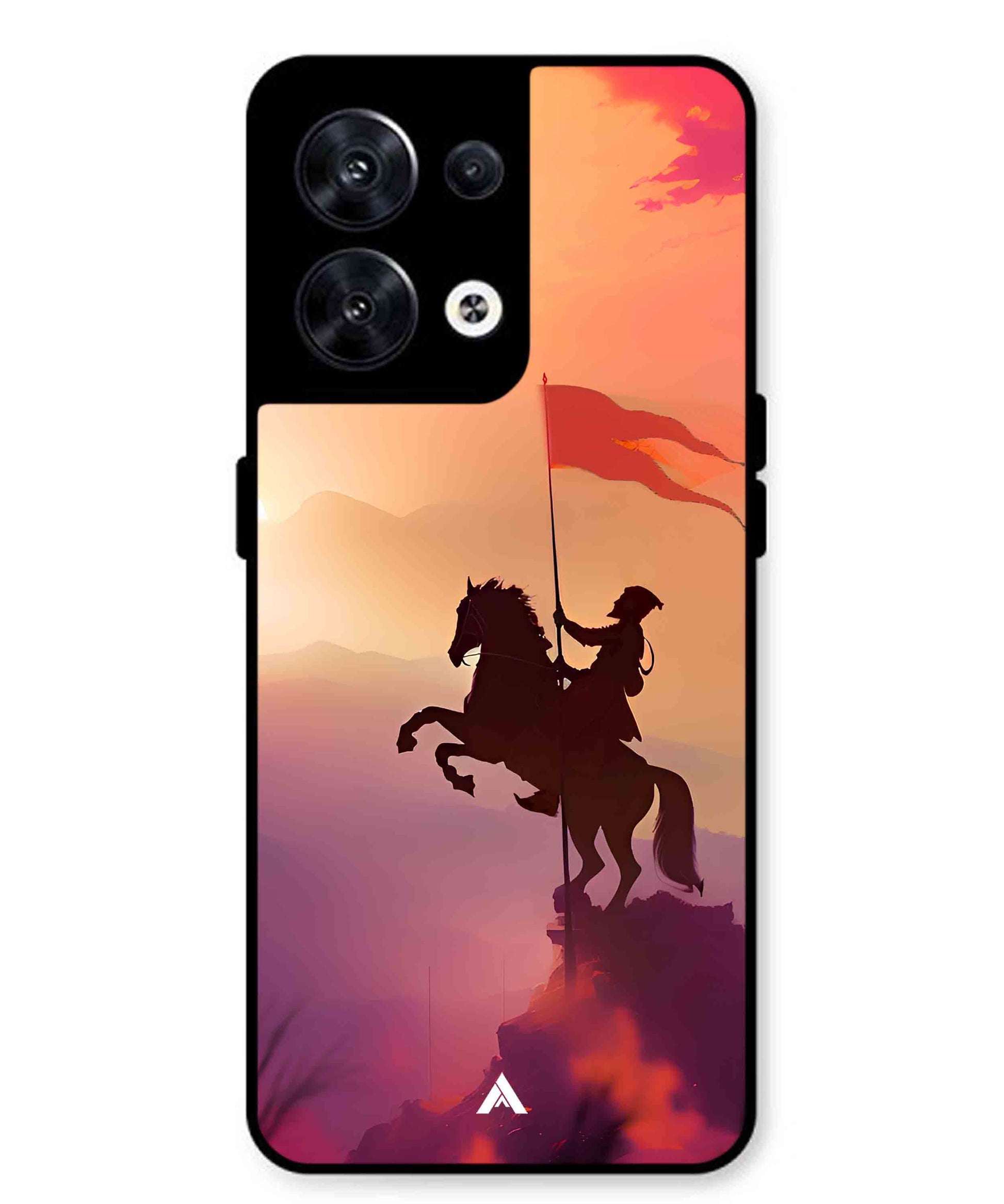 Shivaji Maharaj Metal Back Cover Phone Case for Oppo Reno 10 Pro