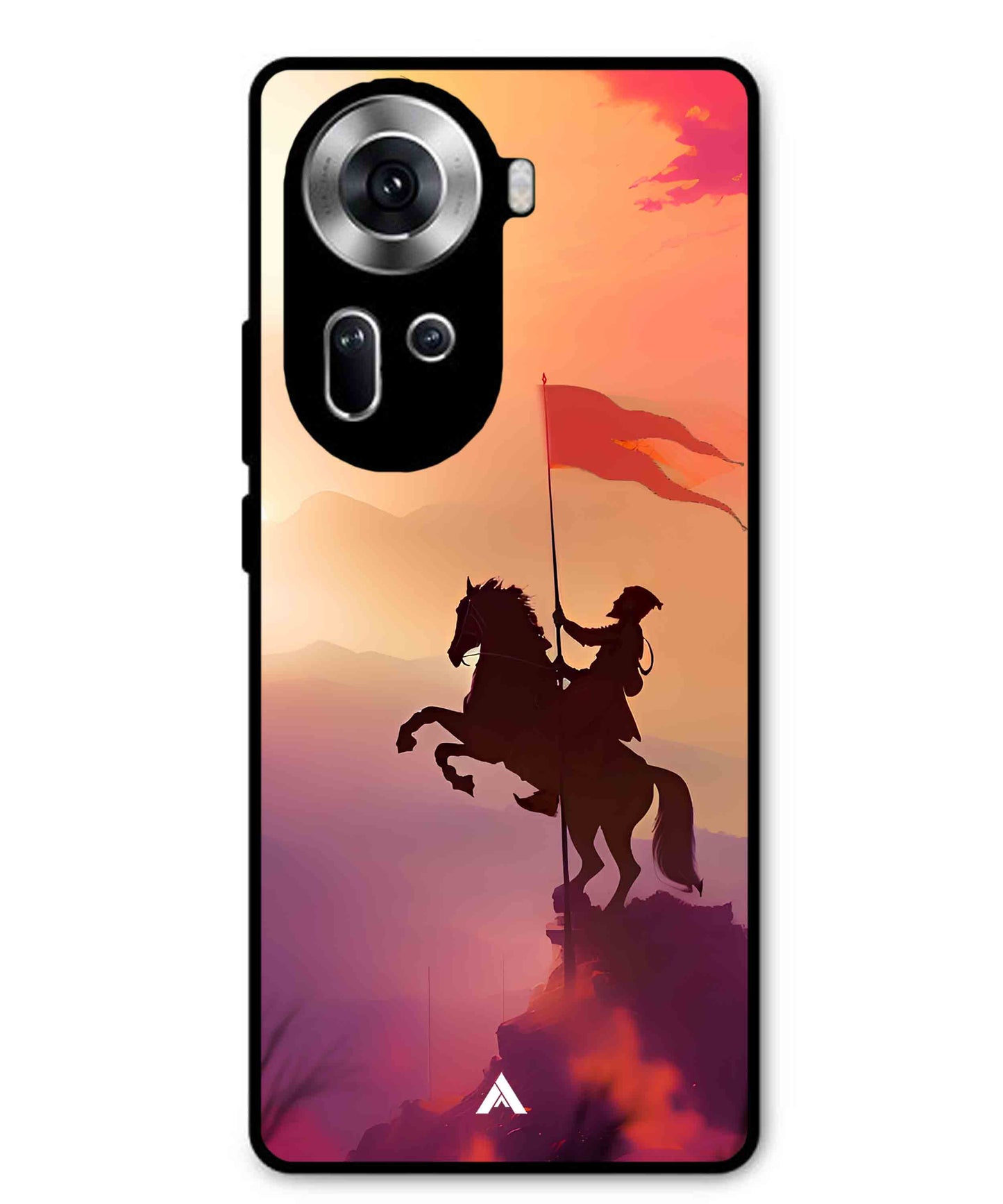Shivaji Maharaj Metal Back Cover Phone Case for Oppo Reno 11