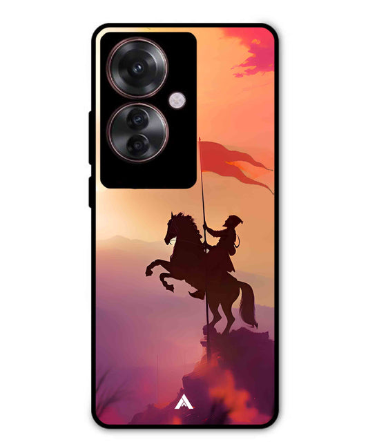 Shivaji Maharaj Metal Back Cover Phone Case for Oppo Reno 11F