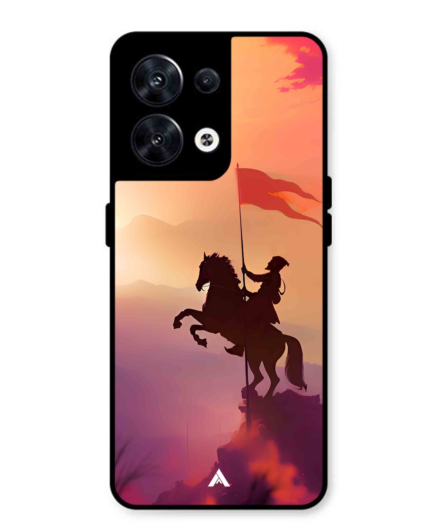 Shivaji Maharaj Metal Back Cover Phone Case for Oppo Reno 8