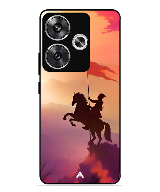 Shivaji Maharaj Metal Back Cover Phone Case for Poco F6