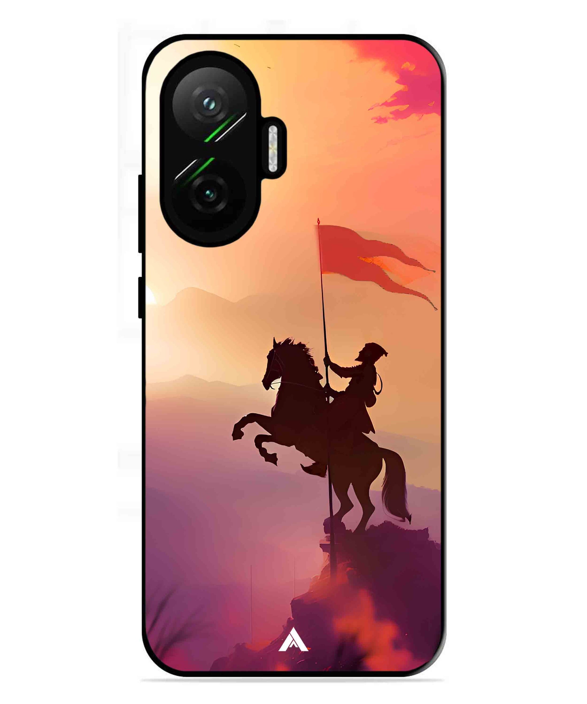 Shivaji Maharaj Metal Back Cover Phone Case for Poco F7