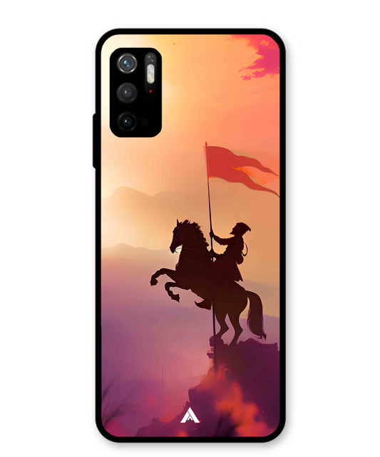 Shivaji Maharaj Metal Back Cover Phone Case for Poco M3 Pro
