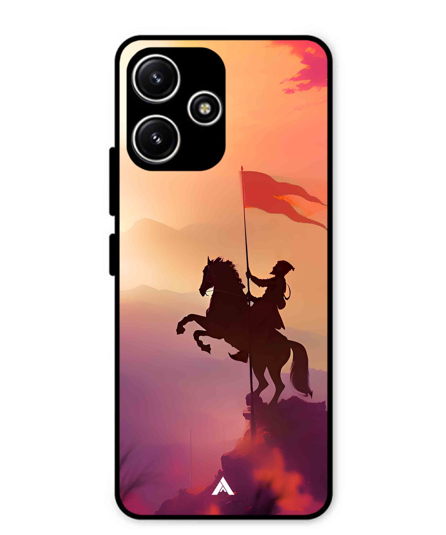 Shivaji Maharaj Metal Back Cover Phone Case for Poco M6 Pro