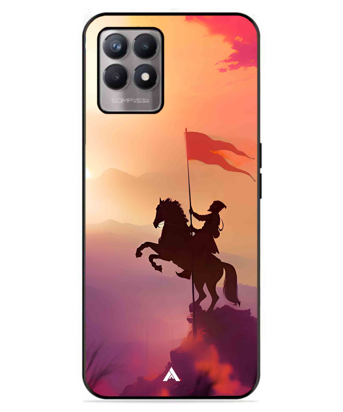 Shivaji Maharaj Metal Back Cover Phone Case for Realme 8 Pro