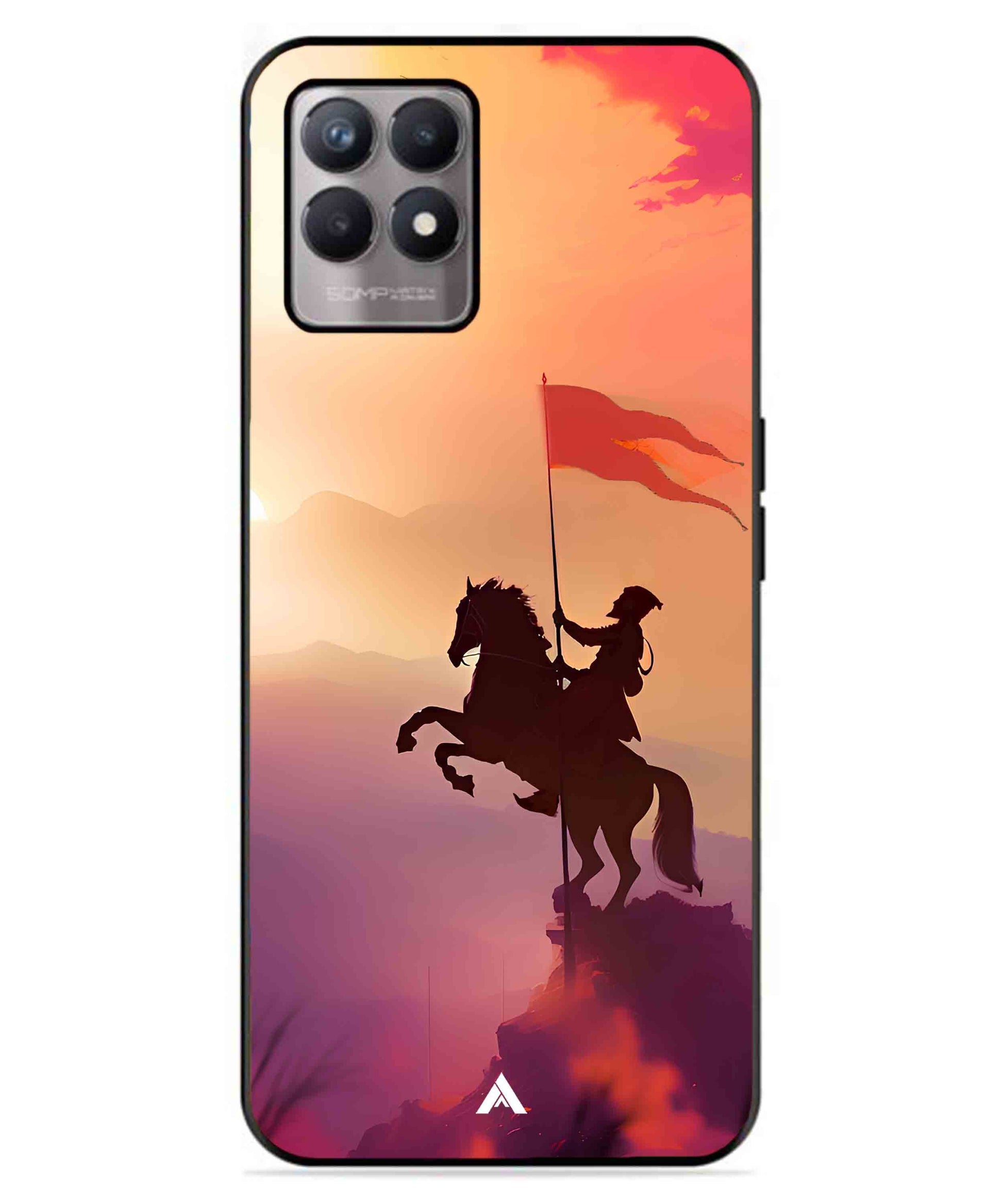 Shivaji Maharaj Metal Back Cover Phone Case for Realme 8 Pro