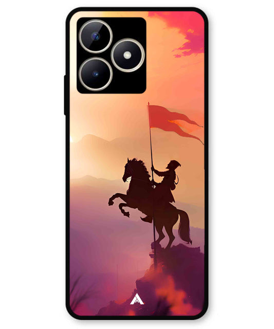 Shivaji Maharaj Metal Back Cover Phone Case for Realme C51