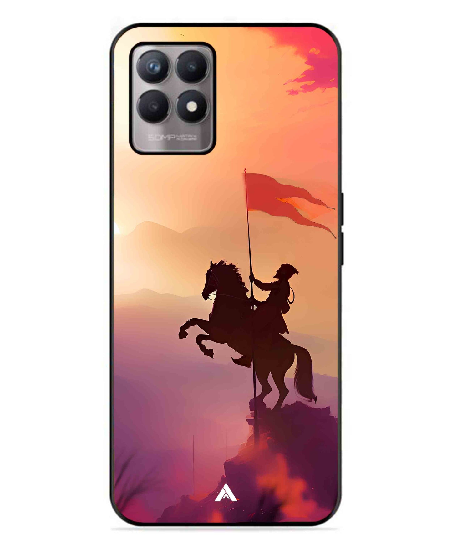 Shivaji Maharaj Metal Back Cover Phone Case for Realme Narzo 50